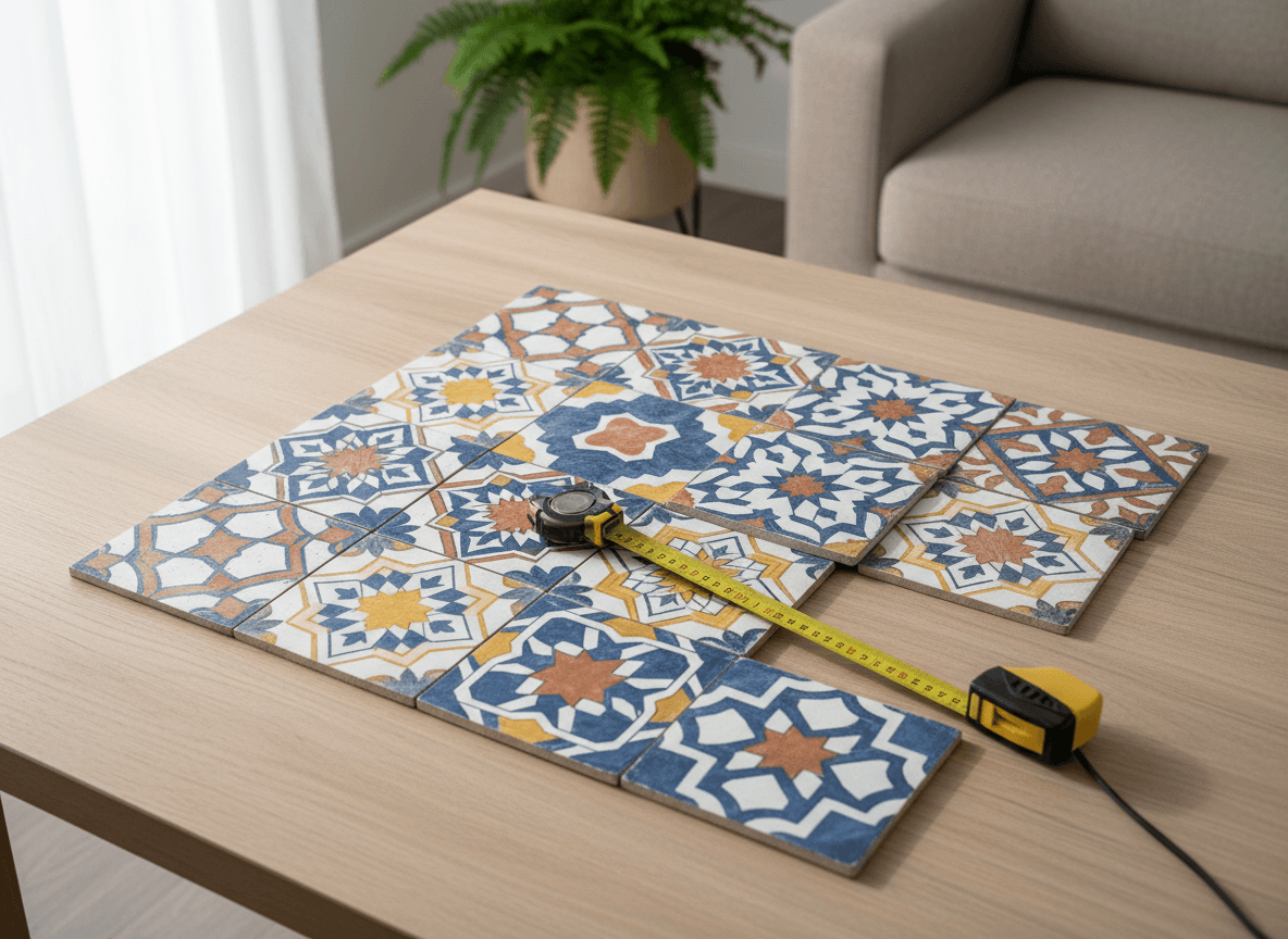 DIY Tiled Coffee Table: Give Old Furniture a Moroccan Makeover